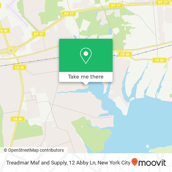 Mapa de Treadmar Maf and Supply, 12 Abby Ln