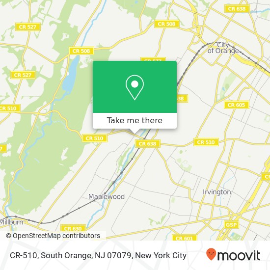 CR-510, South Orange, NJ 07079 map