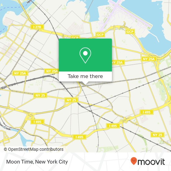 Mapa de Moon Time, Broadway