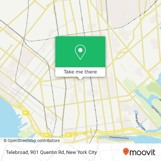 Mapa de Telebroad, 901 Quentin Rd