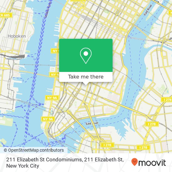 211 Elizabeth St Condominiums, 211 Elizabeth St map