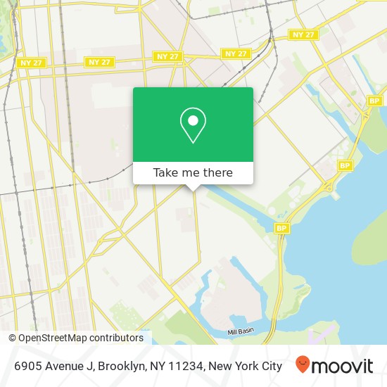 6905 Avenue J, Brooklyn, NY 11234 map
