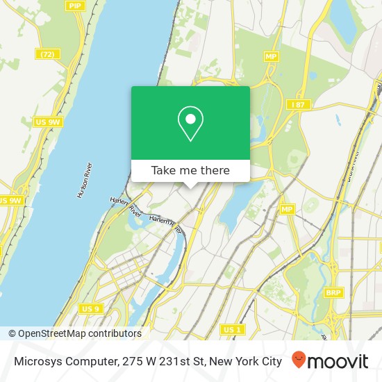 Microsys Computer, 275 W 231st St map