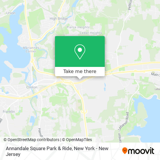Annandale Square Park & Ride map