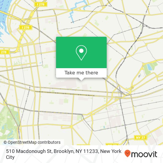 510 Macdonough St, Brooklyn, NY 11233 map