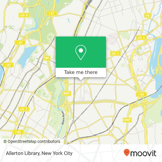 Allerton Library map