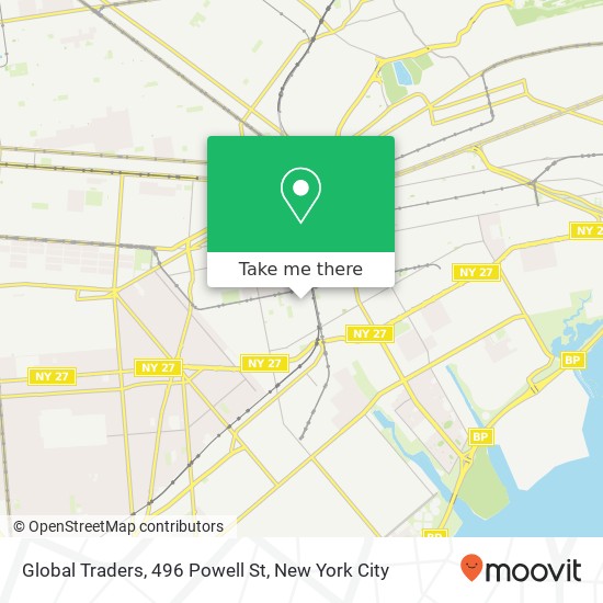 Mapa de Global Traders, 496 Powell St
