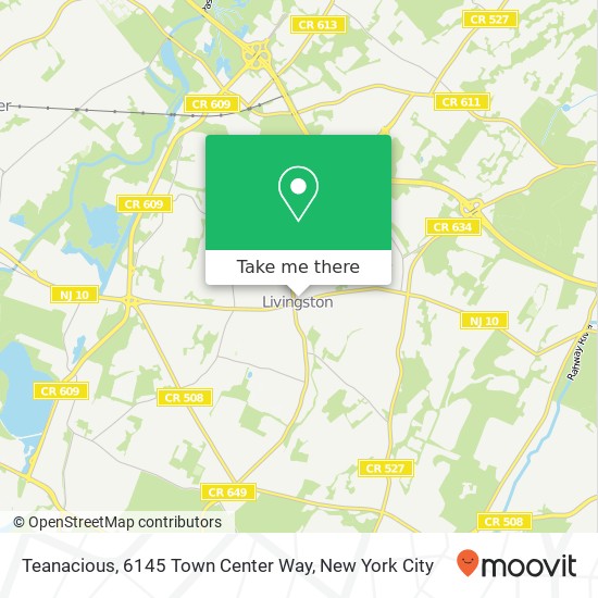 Teanacious, 6145 Town Center Way map