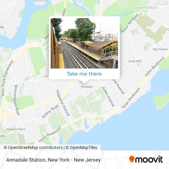 Annadale Station map