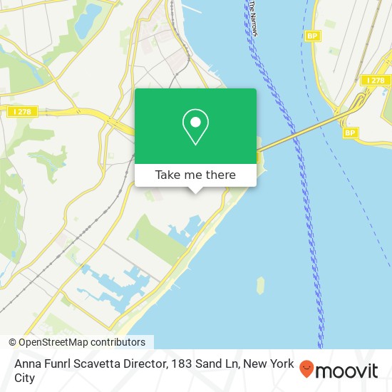 Mapa de Anna Funrl Scavetta Director, 183 Sand Ln