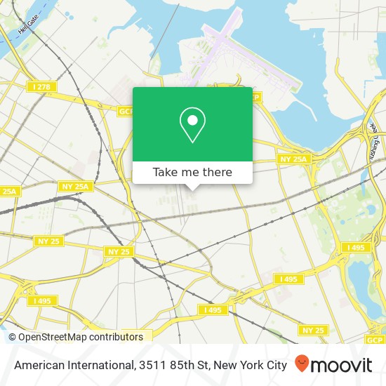 Mapa de American International, 3511 85th St