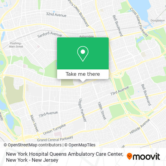 Mapa de New York Hospital Queens Ambulatory Care Center