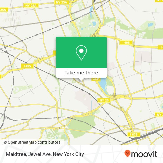 Maidtree, Jewel Ave map