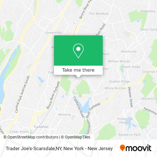 How to get to Trader Joe s Scarsdale NY in Eastchester Ny by Bus