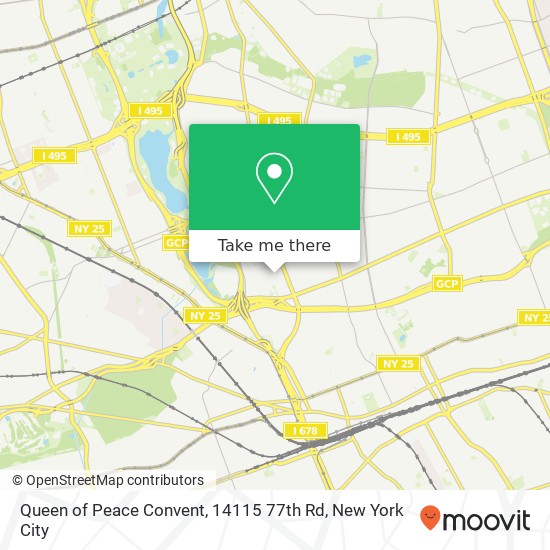 Mapa de Queen of Peace Convent, 14115 77th Rd