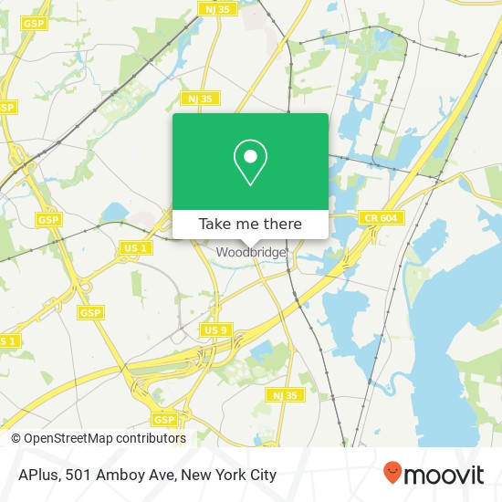 APlus, 501 Amboy Ave map