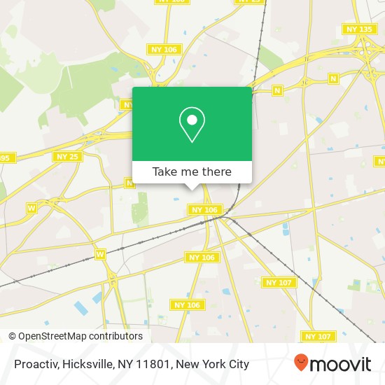 Mapa de Proactiv, Hicksville, NY 11801