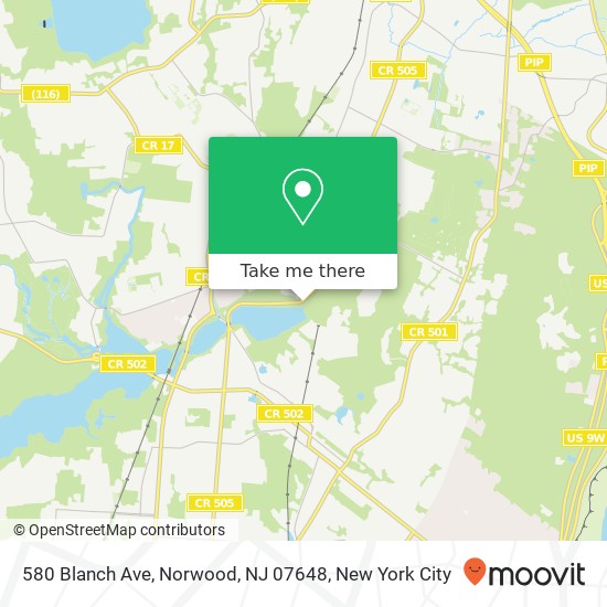 580 Blanch Ave, Norwood, NJ 07648 map