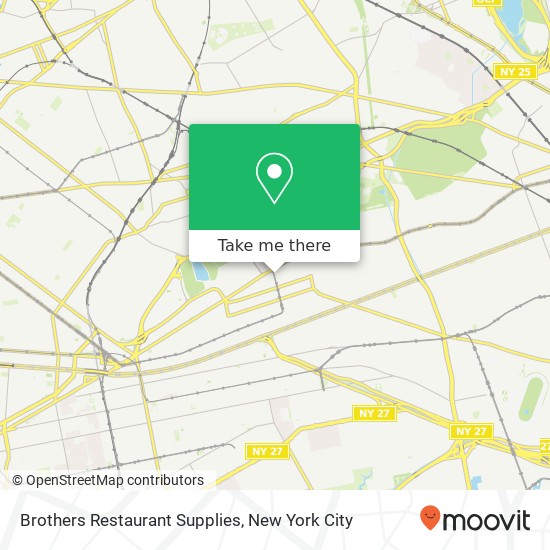 Mapa de Brothers Restaurant Supplies