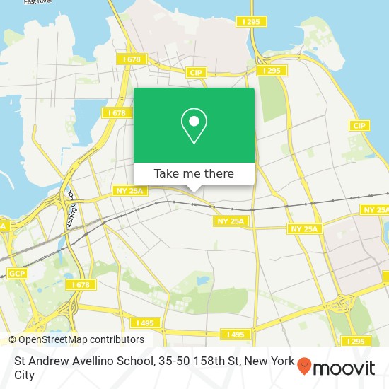 Mapa de St Andrew Avellino School, 35-50 158th St