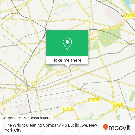 Mapa de The Wright Cleaning Company, 45 Euclid Ave