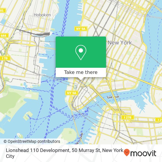 Lionshead 110 Development, 50 Murray St map