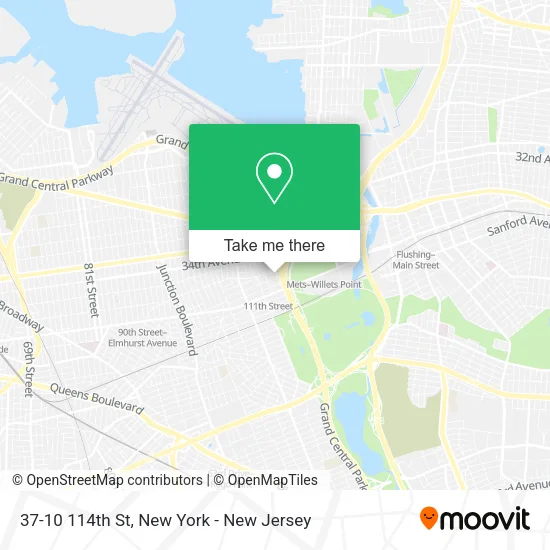 37-10 114th St map