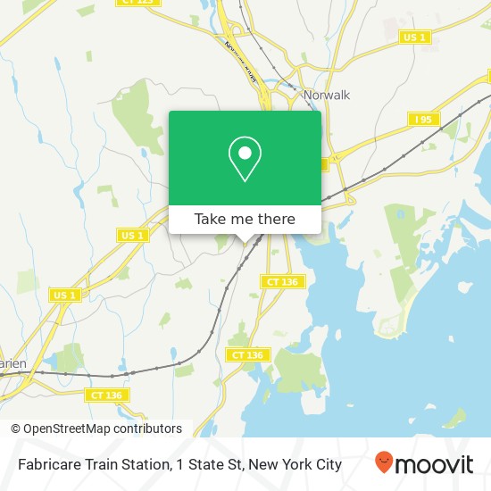 Fabricare Train Station, 1 State St map