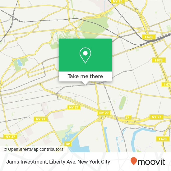 Jams Investment, Liberty Ave map