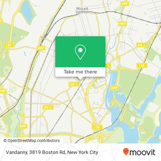 Mapa de Vandanny, 3819 Boston Rd