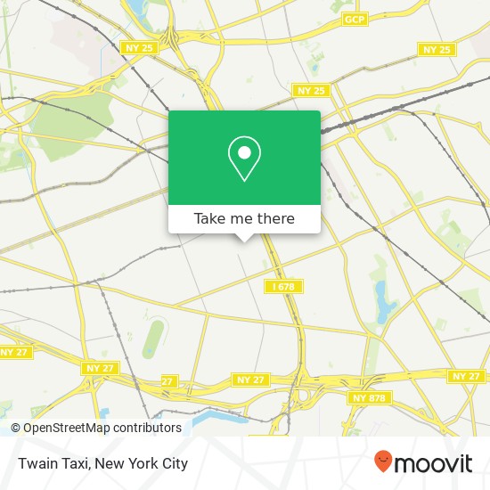 Mapa de Twain Taxi