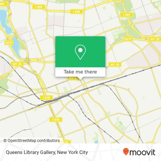 Mapa de Queens Library Gallery