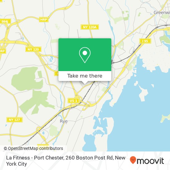 La Fitness - Port Chester, 260 Boston Post Rd map