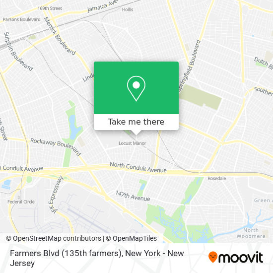 Farmers Blvd (135th farmers) map