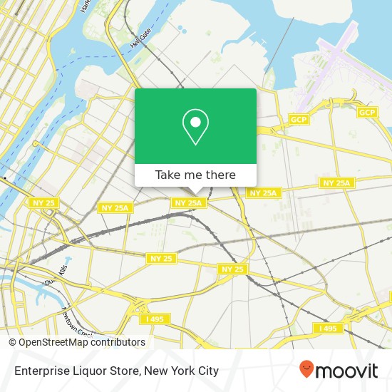 Mapa de Enterprise Liquor Store