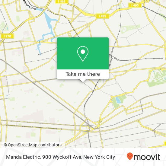 Manda Electric, 900 Wyckoff Ave map
