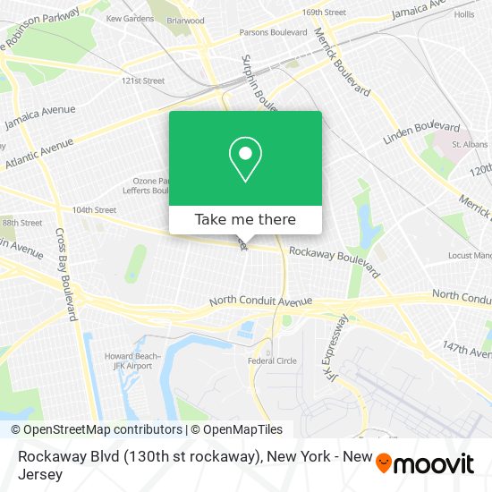 Rockaway Blvd (130th st rockaway) map
