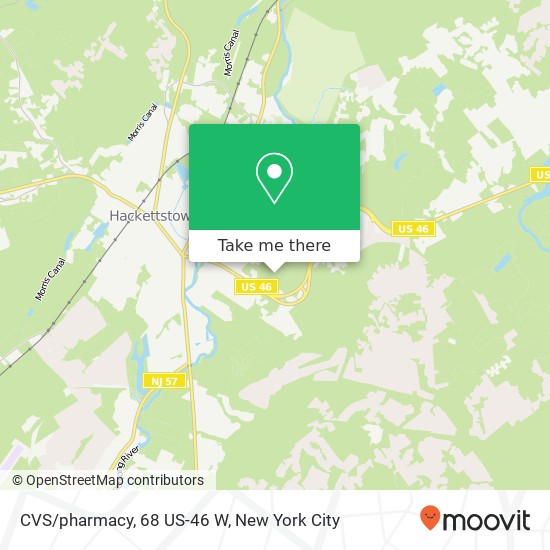 CVS/pharmacy, 68 US-46 W map