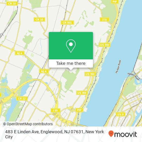 483 E Linden Ave, Englewood, NJ 07631 map