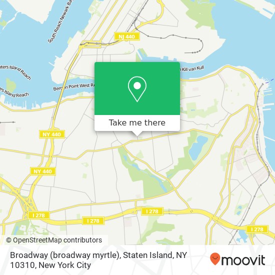 Broadway (broadway myrtle), Staten Island, NY 10310 map