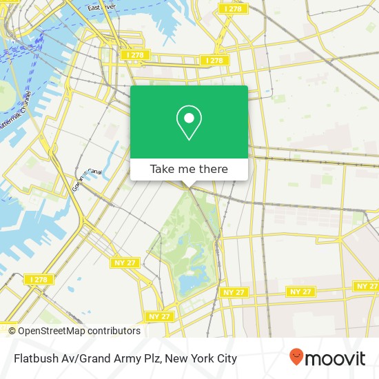 Mapa de Flatbush Av/Grand Army Plz