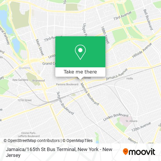 Mapa de Jamaica/165th St Bus Terminal