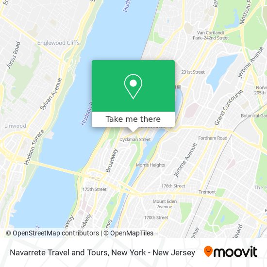 Navarrete Travel and Tours map