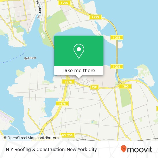 N Y Roofing & Construction map