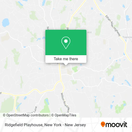 Ridgefield Playhouse map
