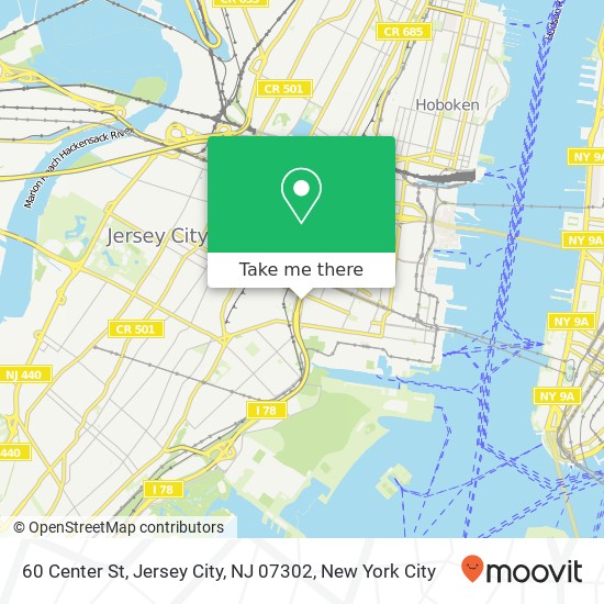 60 Center St, Jersey City, NJ 07302 map