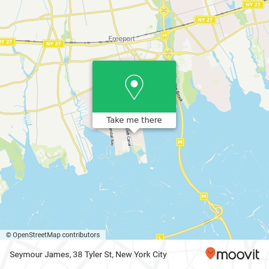 Mapa de Seymour James, 38 Tyler St