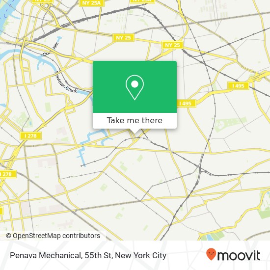 Mapa de Penava Mechanical, 55th St