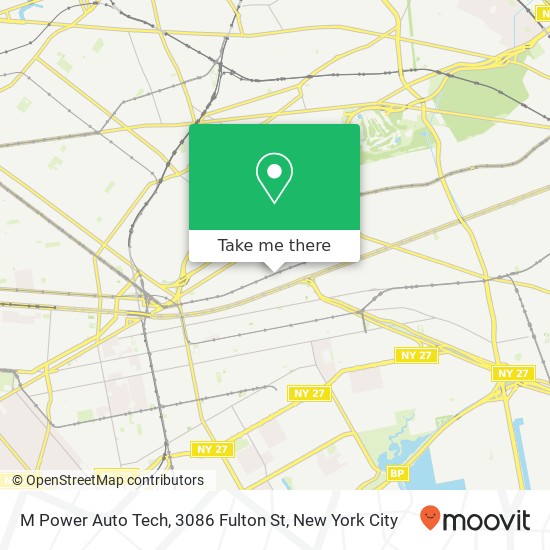 M Power Auto Tech, 3086 Fulton St map