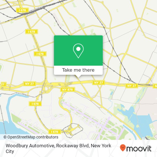 Woodbury Automotive, Rockaway Blvd map